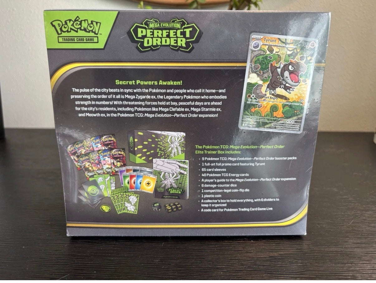 Pokemon Perfect Order ETB Brand New and Sealed